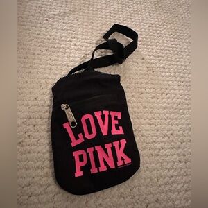 Love pink mini cross body bag